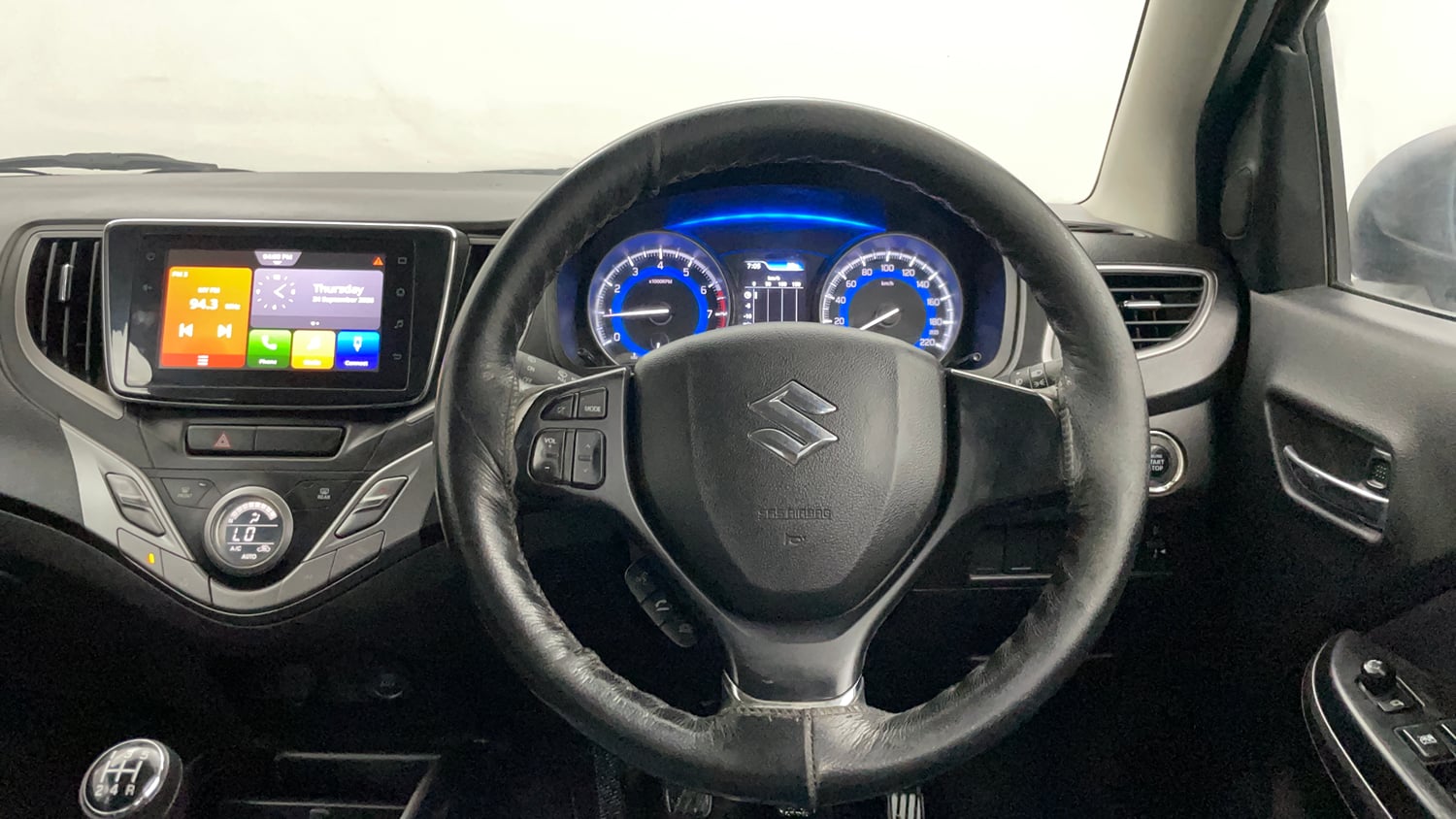 Used 2021 Maruti Suzuki Baleno Zeta Petrol Manual interior STEERING VIEW
