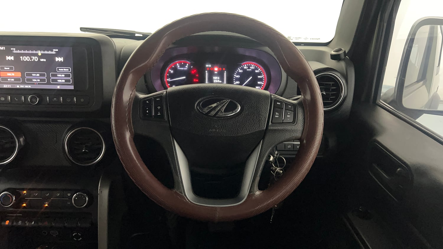 Used 2022 mahindra Thar LX Hard Top Diesel AT 4WD Diesel Automatic interior STEERING VIEW