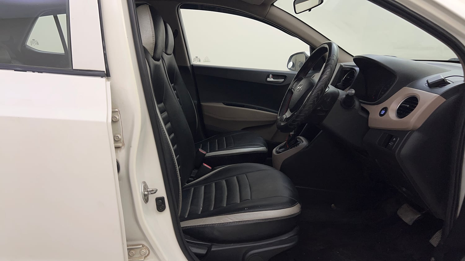 Used 2013 Hyundai Grand i10 Asta AT 1.2 Kappa VTVT Petrol Automatic interior RIGHT SIDE FRONT DOOR CABIN VIEW