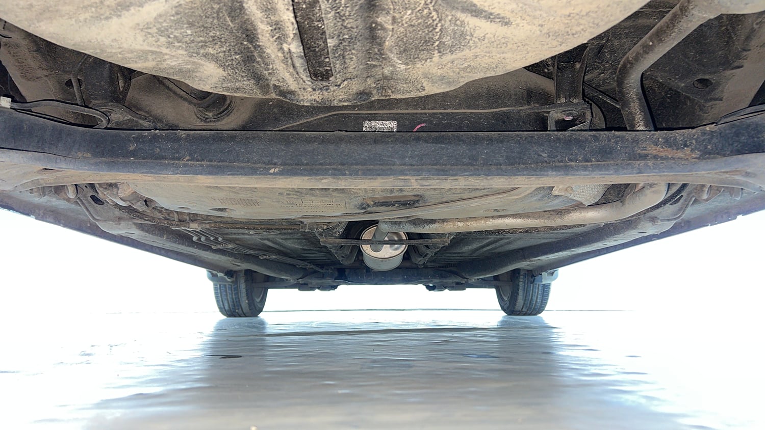 Used 2017 Maruti Suzuki Baleno Zeta 1.2 AT Petrol Automatic extra REAR UNDERBODY VIEW (TAKEN FROM REAR)