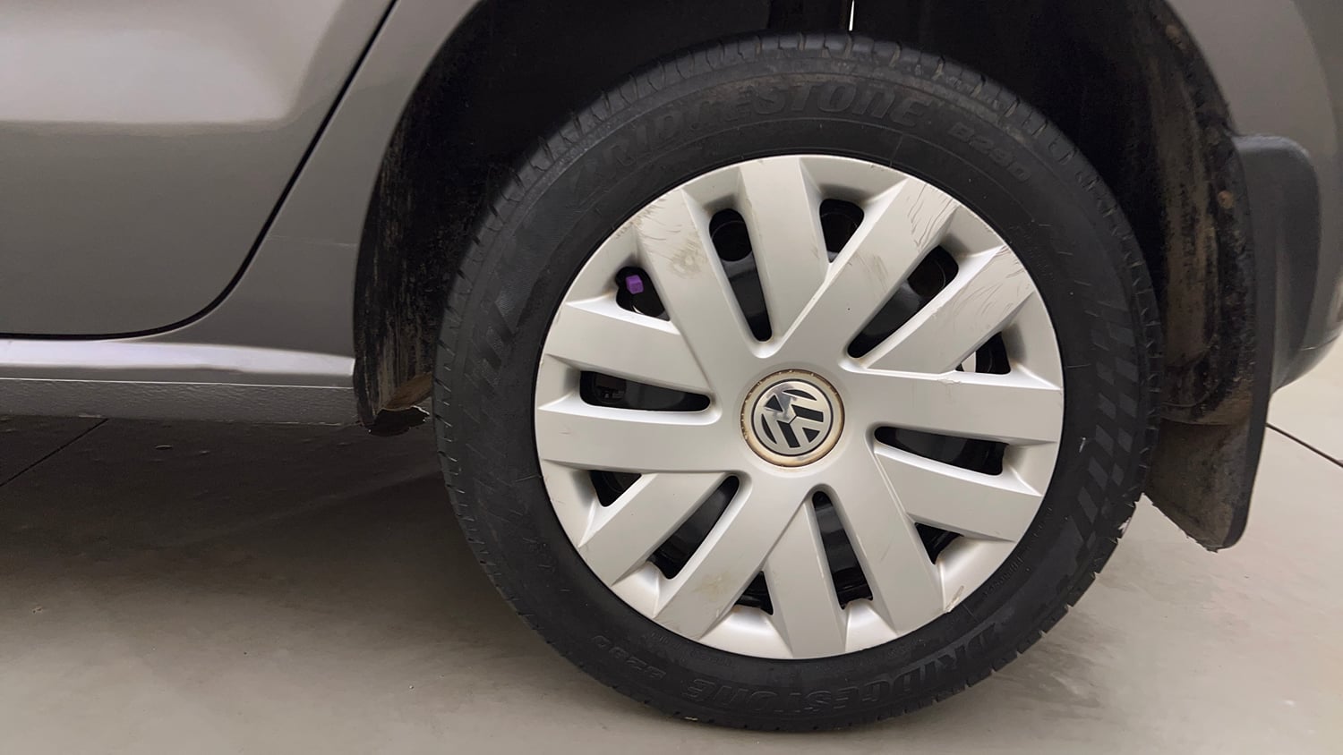 Used 2013 Volkswagen Polo Comfortline 1.2L (P) Petrol Manual tyres LEFT REAR TYRE RIM VIEW