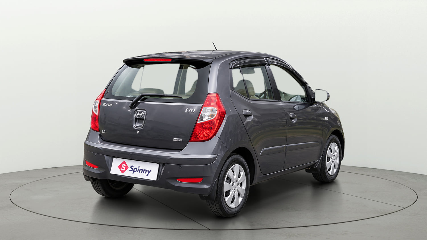 Used 2012 Hyundai i10 Sportz 1.2 Kappa2 Petrol Manual exterior RIGHT REAR CORNER VIEW