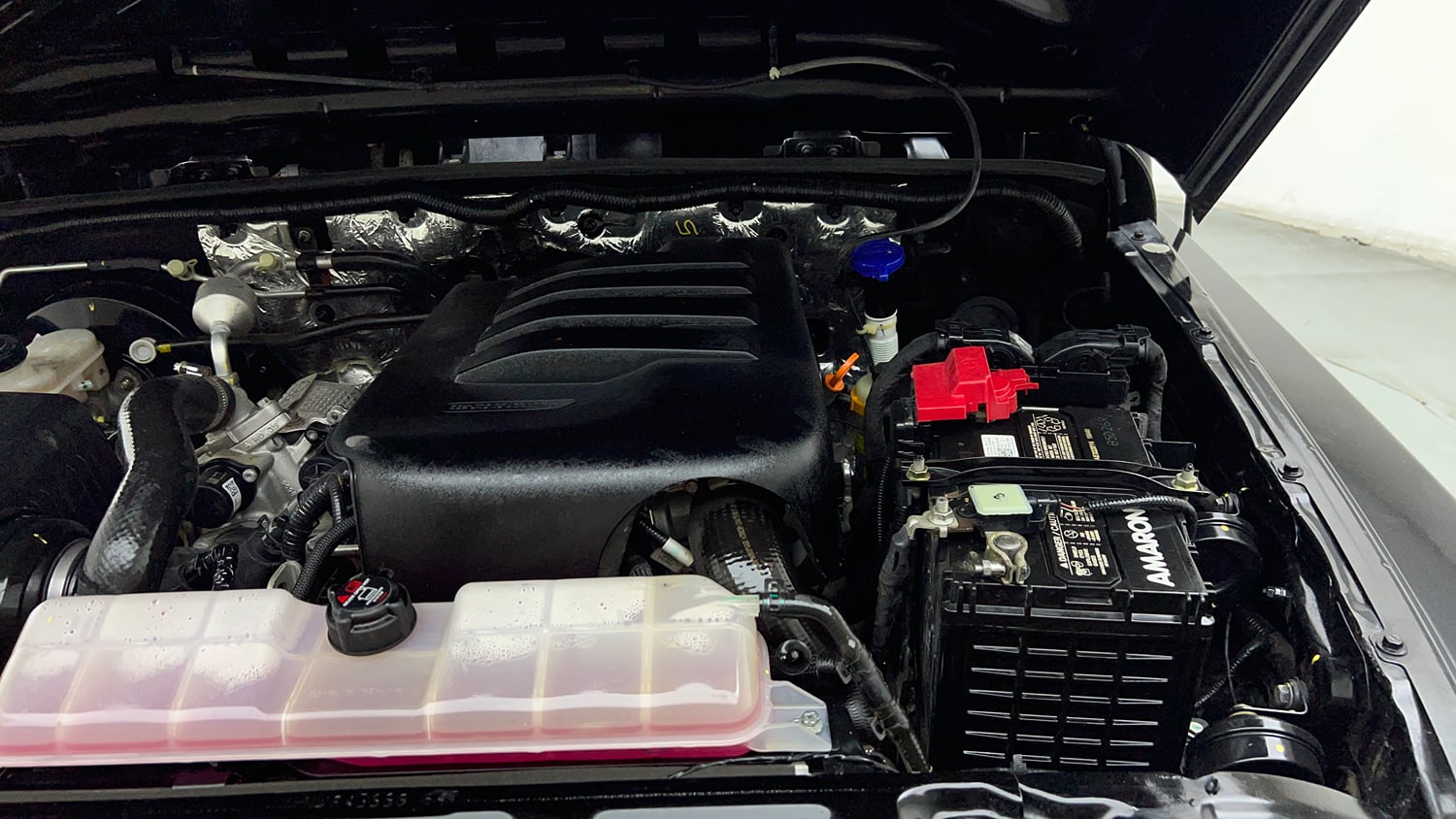 Used 2024 Mahindra Thar LX Hard Top Petrol AT RWD Petrol Automatic engine ENGINE LEFT SIDE VIEW