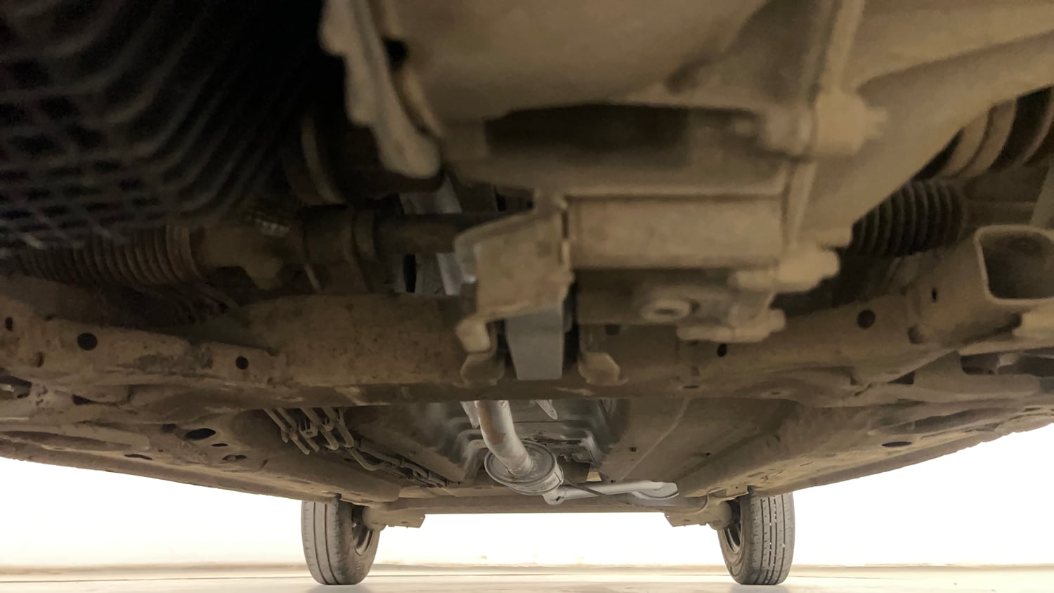 Used 2019 Datsun Redi-GO S 1.0 Petrol Manual extra FRONT LEFT UNDERBODY VIEW