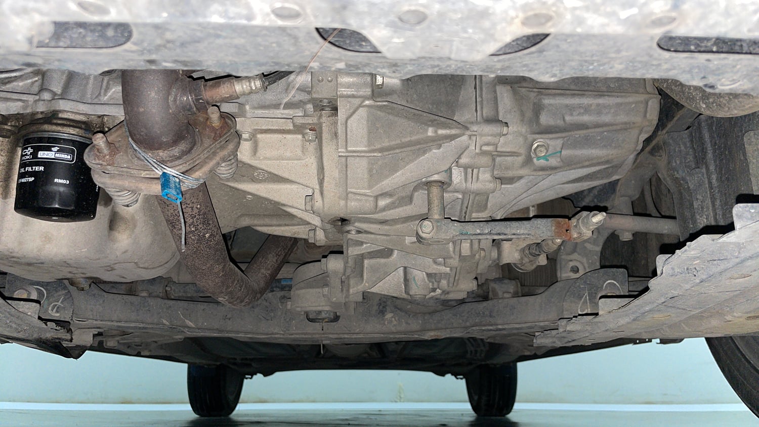 Used 2021 Maruti Suzuki Baleno Zeta Petrol Manual extra FRONT LEFT UNDERBODY VIEW