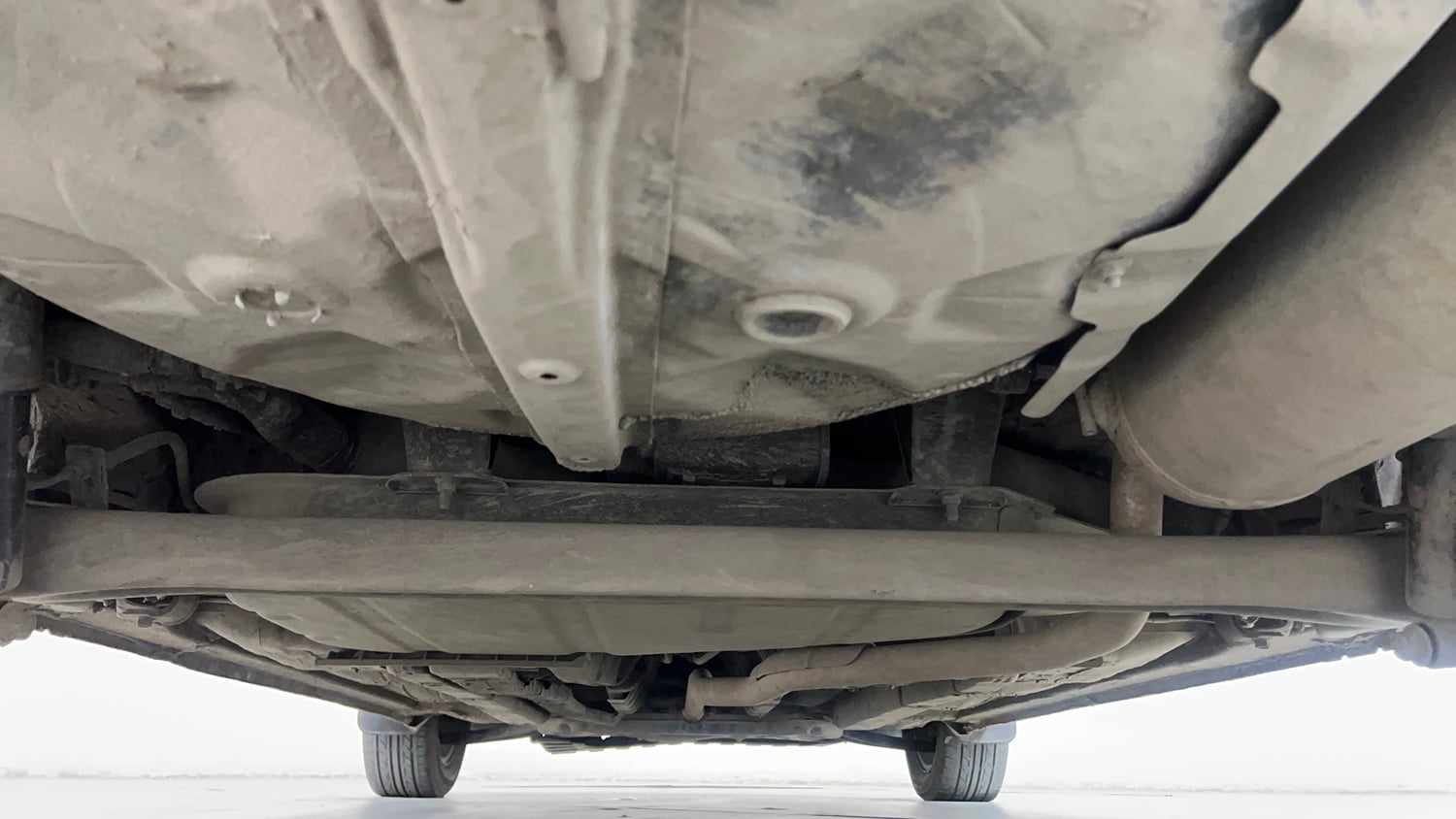 Used 2012 Hyundai i20 Sportz 1.2 Petrol Manual extra REAR UNDERBODY VIEW (TAKEN FROM REAR)