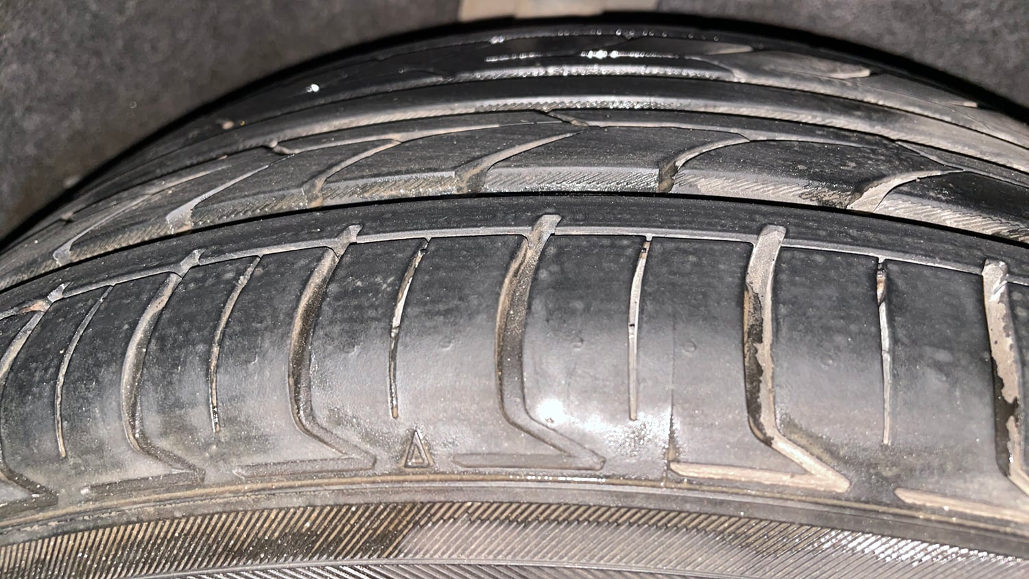 Used 2020 Honda Civic ZX CVT Petrol Petrol Automatic tyres RIGHT REAR TYRE TREAD VIEW