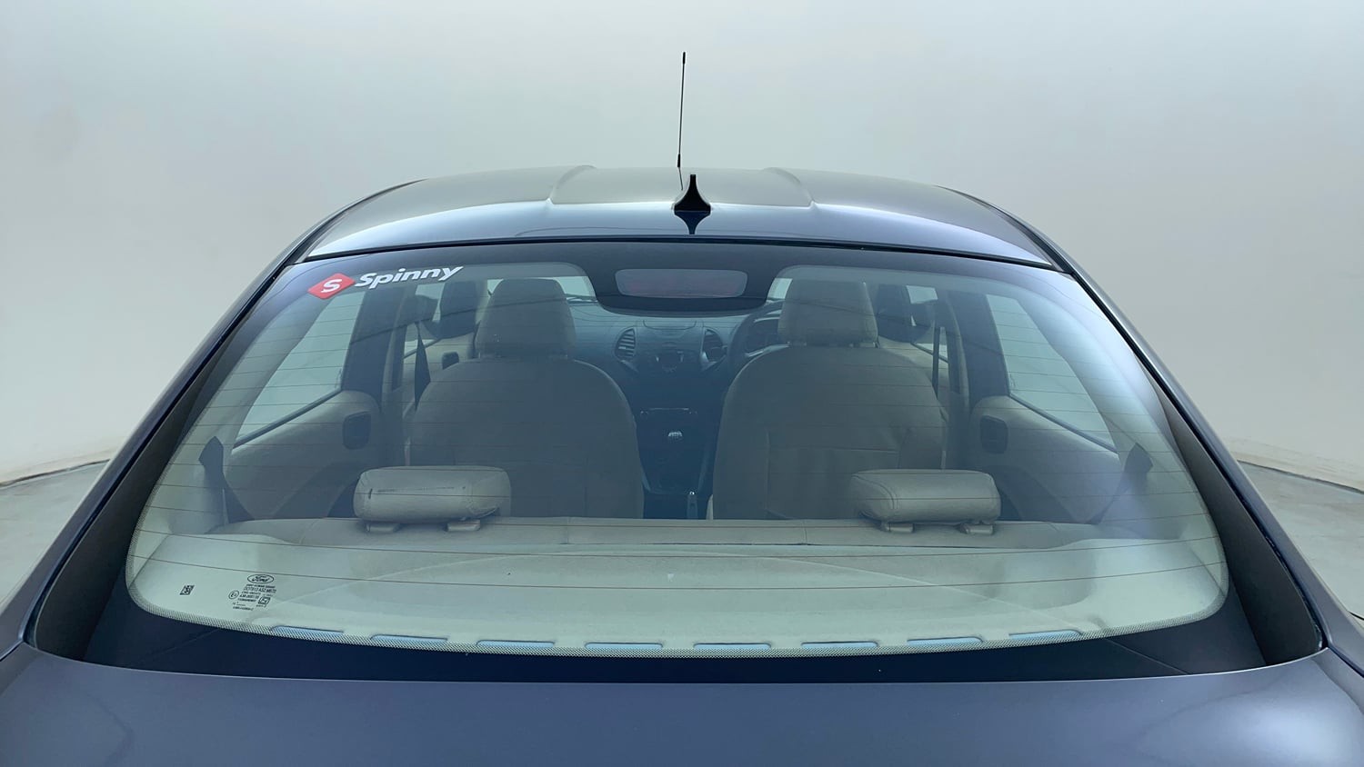 Used 2017 Ford Figo Aspire Titanium 1.2 Ti-VCT Petrol Manual exterior BACK WINDSHIELD VIEW