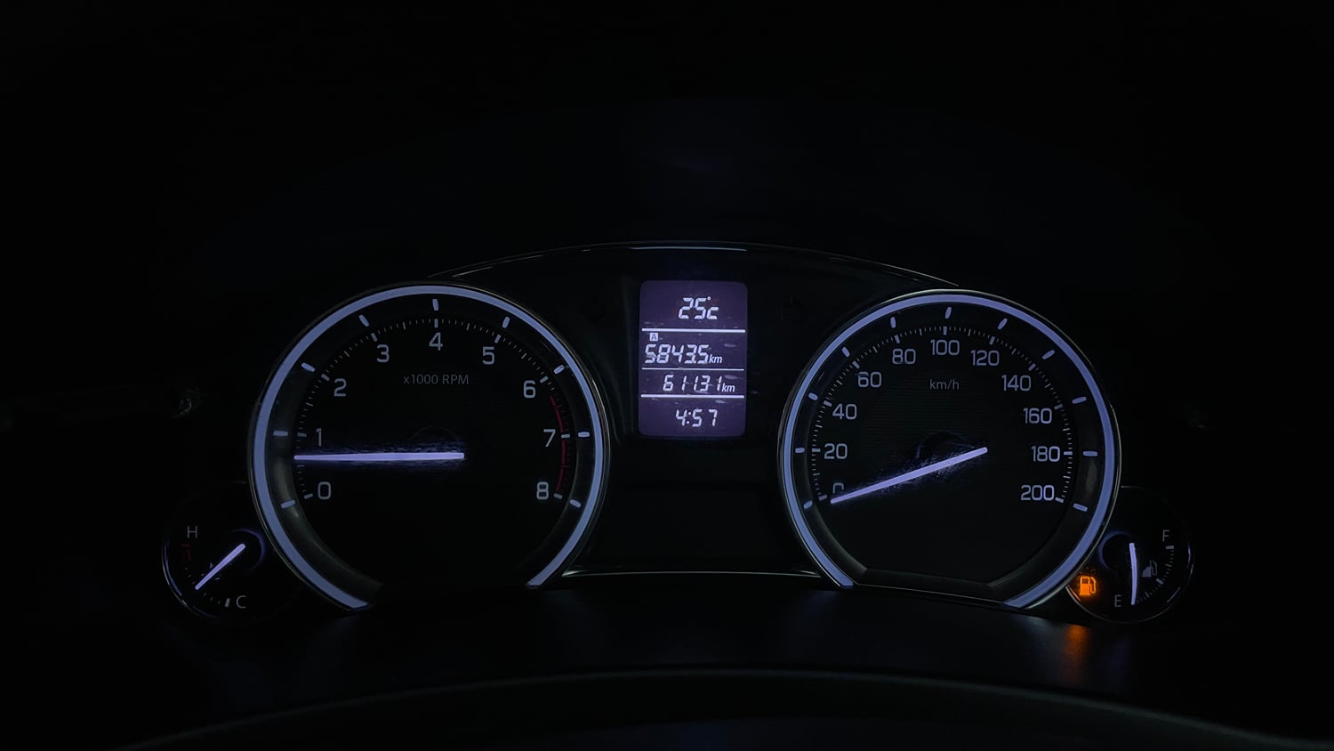 Used 2016 Maruti Suzuki Ciaz ZXi Petrol Manual interior CLUSTERMETER VIEW