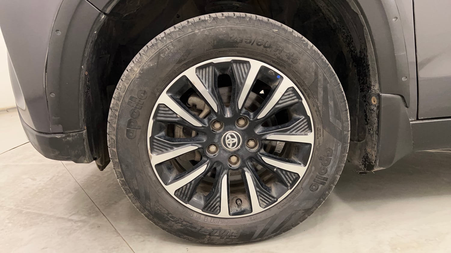 Used 2022 Toyota Urban Cruiser Premium Grade AT Petrol Automatic tyres LEFT FRONT TYRE RIM VIEW
