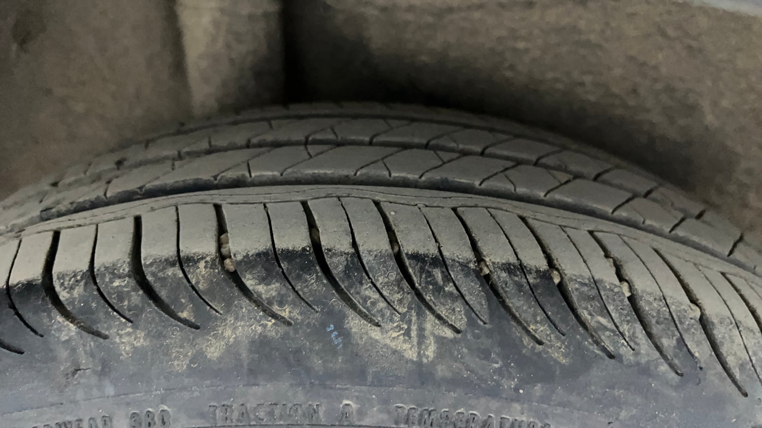 Used 2017 Honda Jazz V Petrol Petrol Manual tyres RIGHT REAR TYRE TREAD VIEW