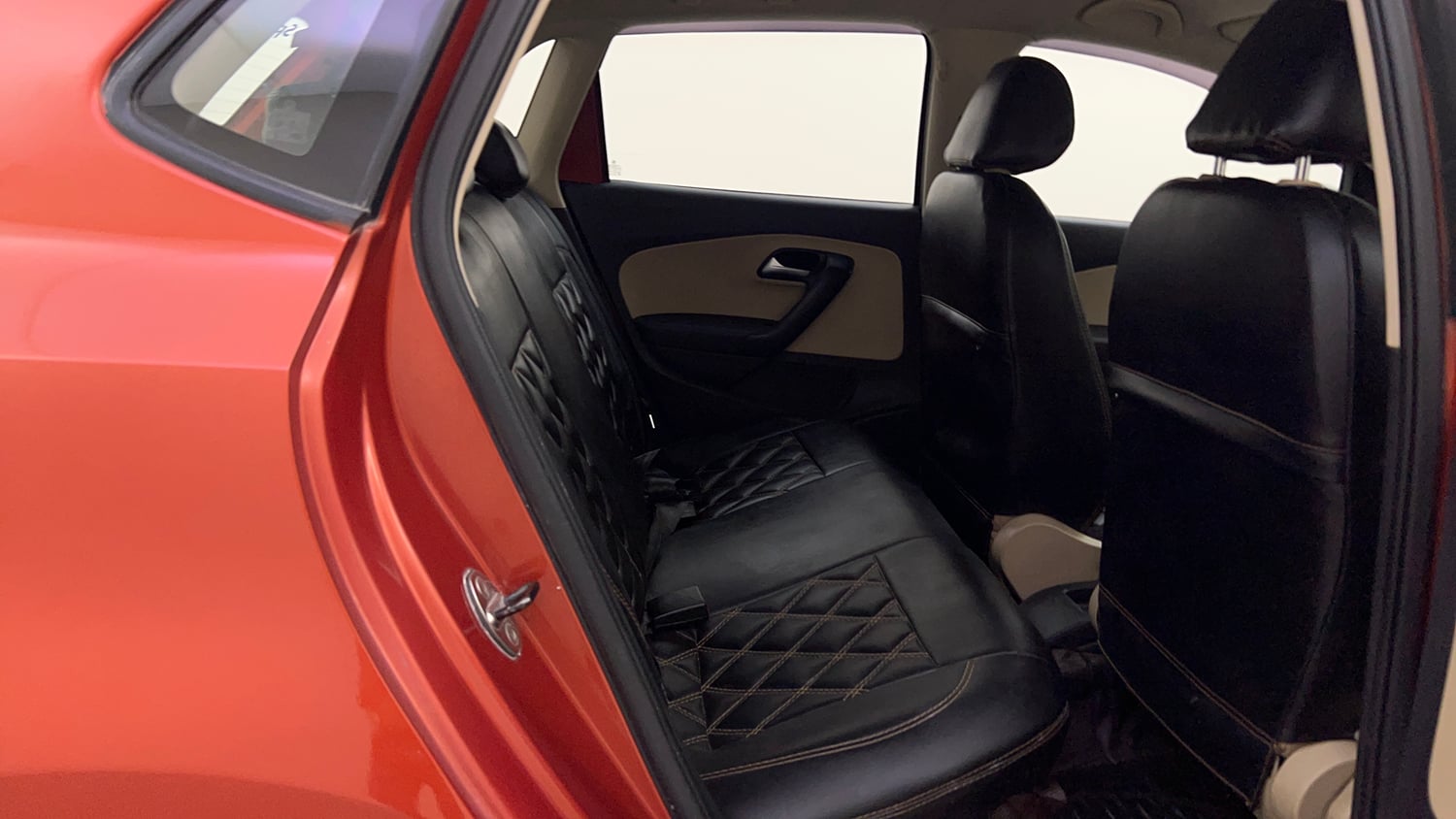 Used 2016 Volkswagen Polo Highline1.2L (P) Petrol Manual interior RIGHT SIDE REAR DOOR CABIN VIEW