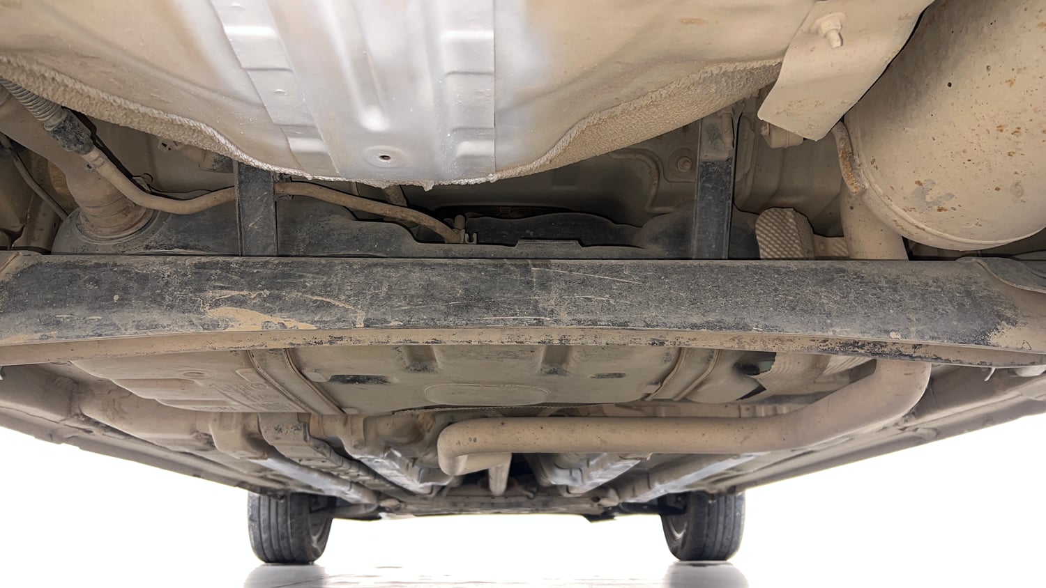 Used 2018 Hyundai Elite i20 Asta 1.4 CRDI (O) Diesel Manual extra REAR UNDERBODY VIEW (TAKEN FROM REAR)