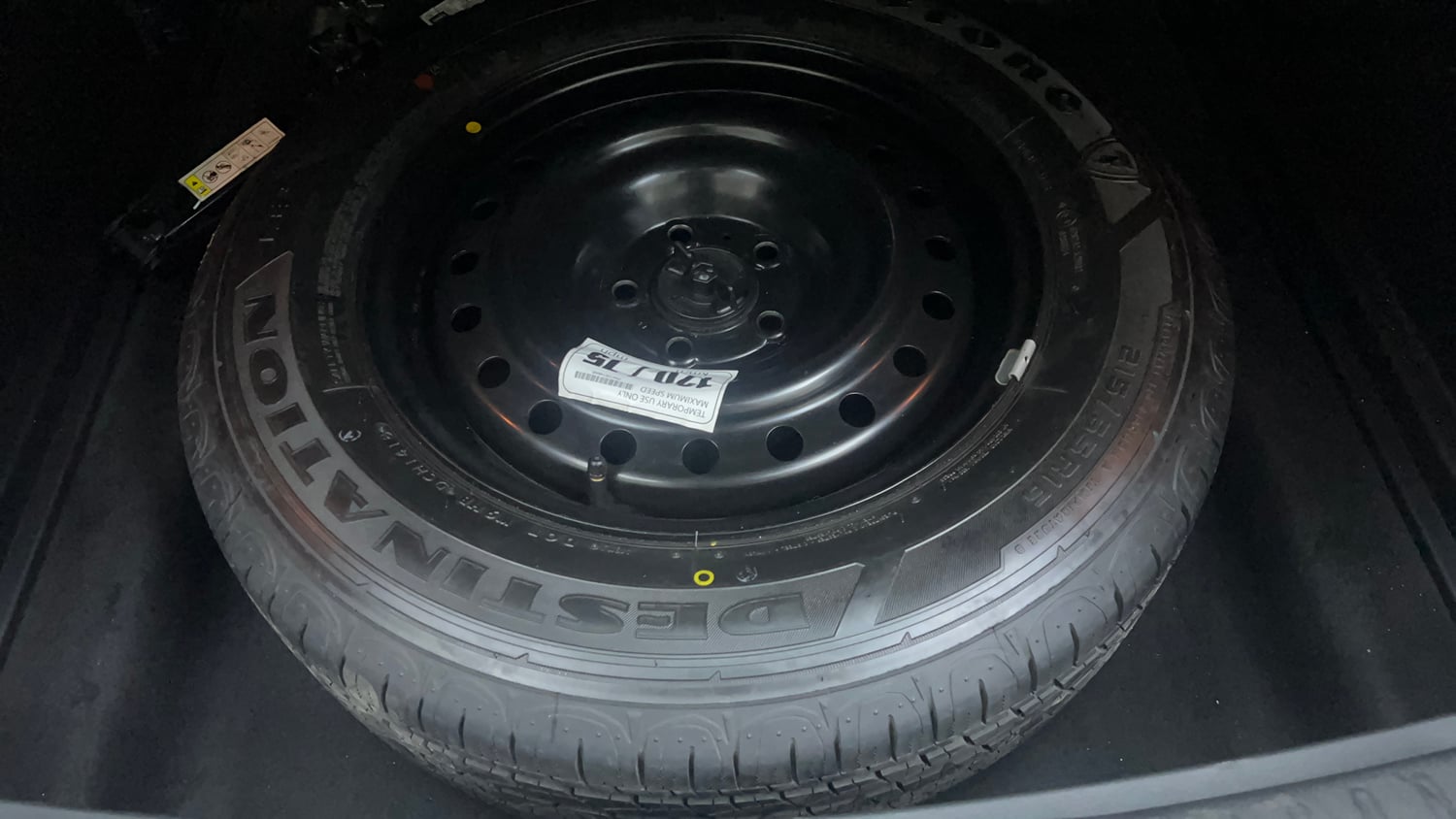 Used 2019 Jeep Compass Limited 1.4 Petrol AT Petrol Automatic tyres SPARE TYRE VIEW