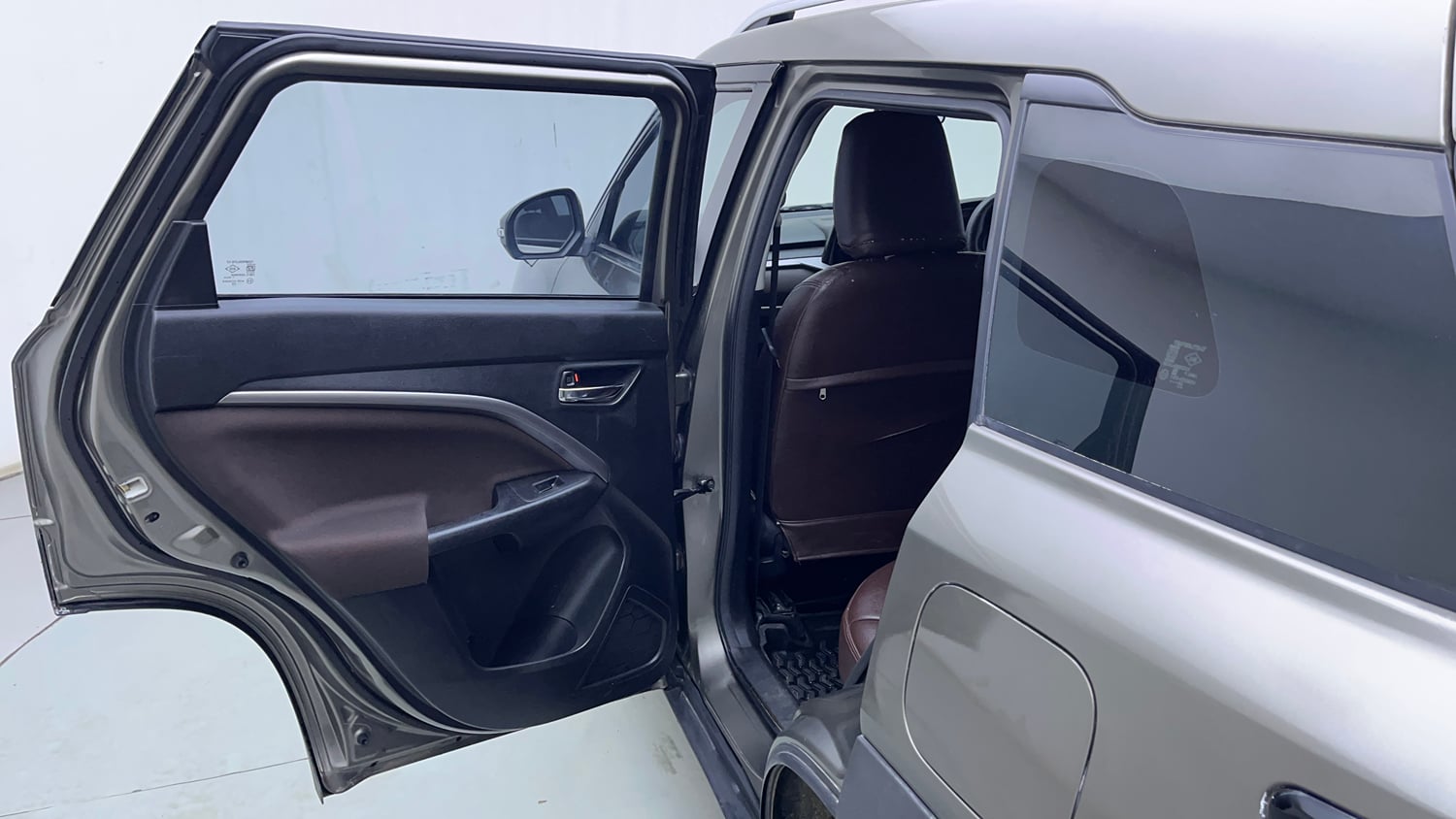 Used 2024 Maruti Suzuki Brezza ZXi Petrol Manual interior LEFT REAR DOOR OPEN VIEW