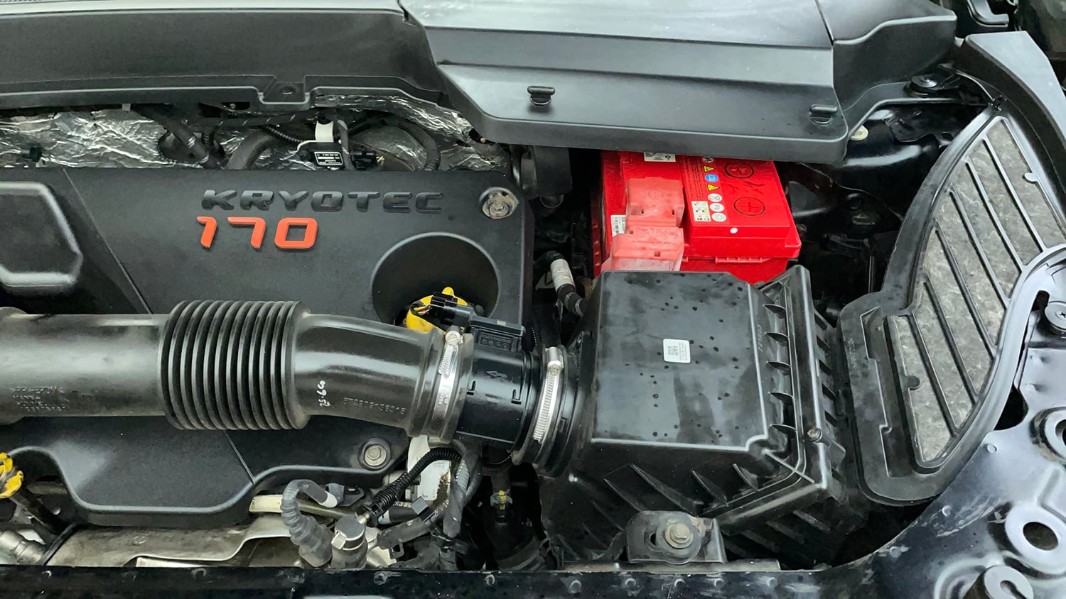 Used 2022 Tata Harrier XZA Plus Dark Edition Diesel Automatic engine ENGINE LEFT SIDE VIEW