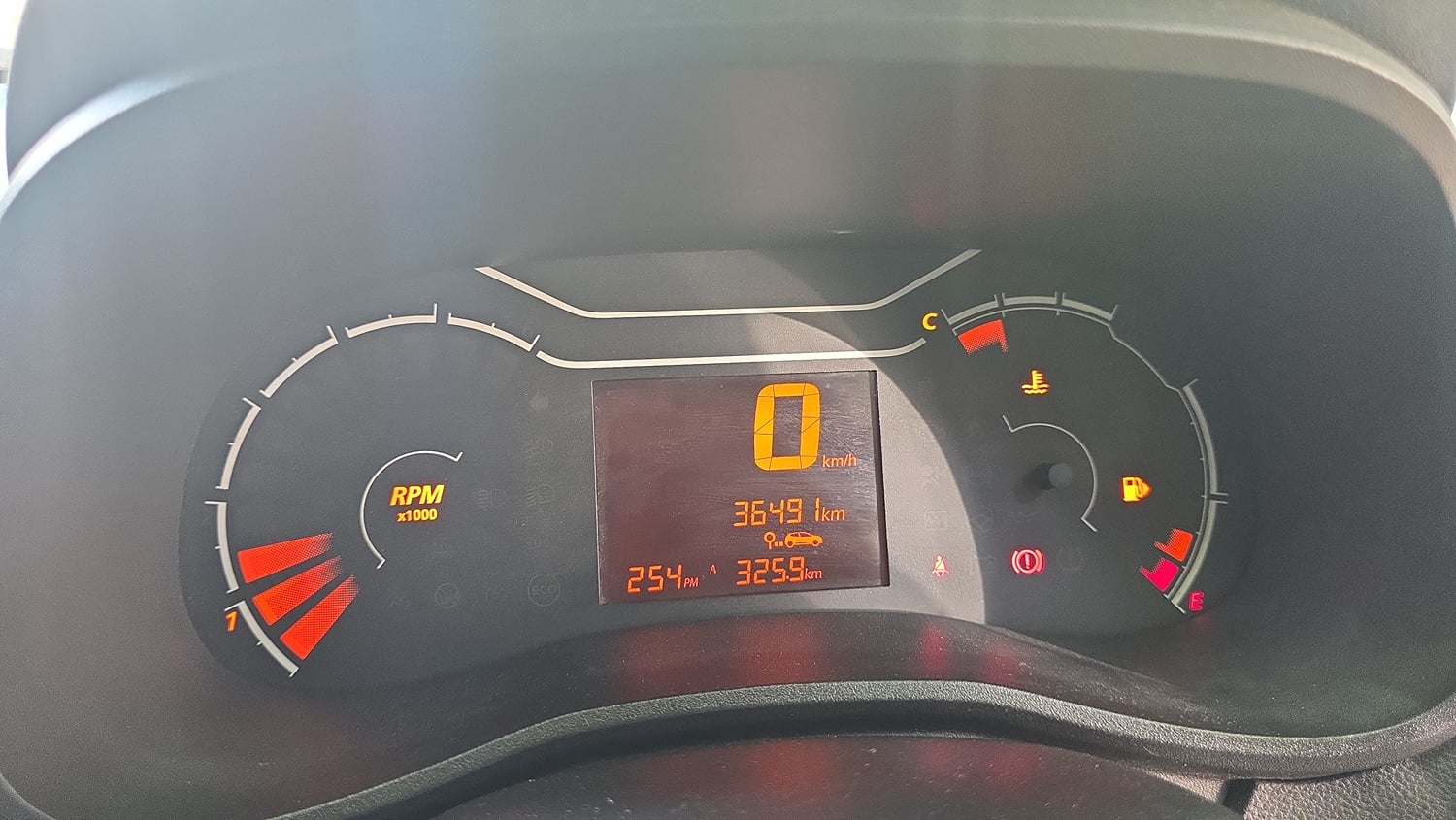 Used 2022 Renault Kwid RXL (O) 0.8 Petrol Manual interior CLUSTERMETER VIEW