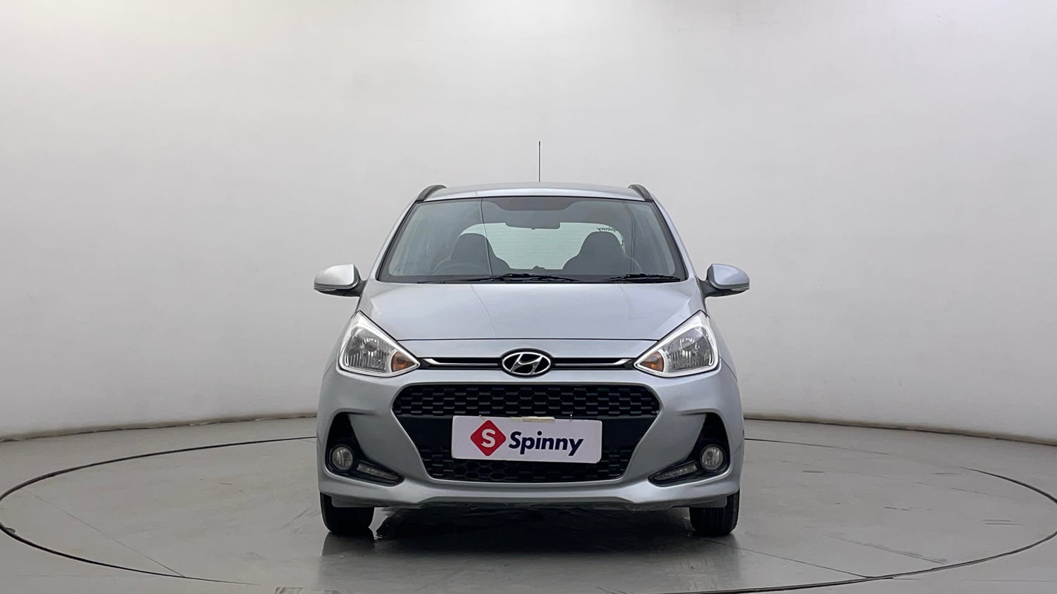 Used 2019 Hyundai Grand i10 Sportz AT 1.2 Kappa VTVT Petrol Automatic exterior FRONT VIEW