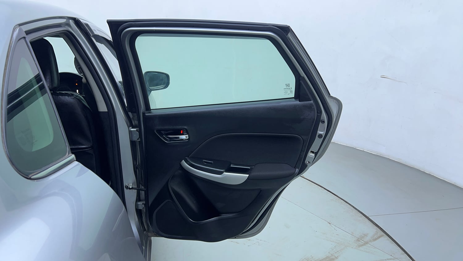 Used 2017 Maruti Suzuki Baleno Zeta 1.2 AT Petrol Automatic interior RIGHT REAR DOOR OPEN VIEW