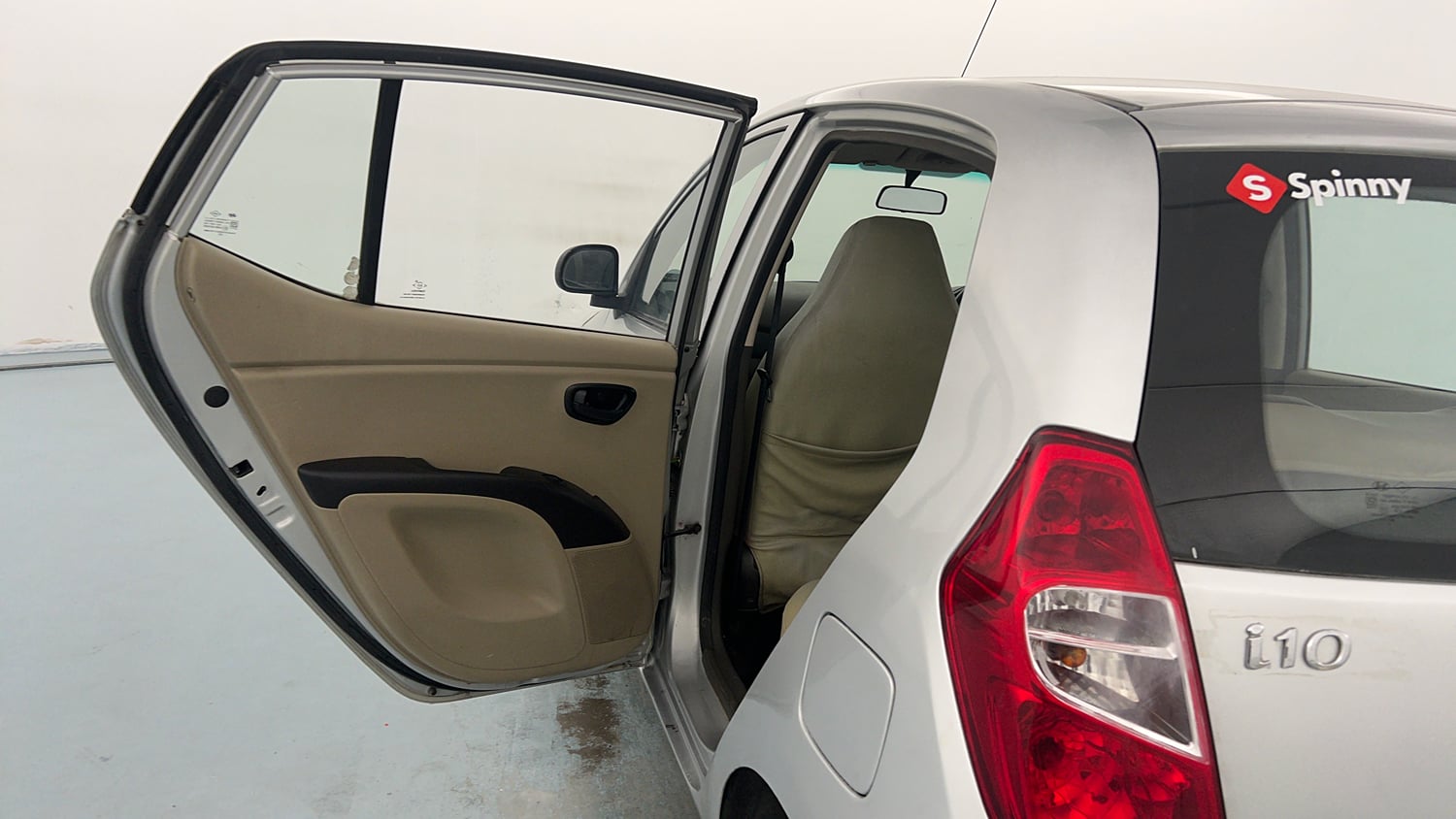Used 2014 Hyundai i10 Magna 1.1 iRDE2 Petrol Manual interior LEFT REAR DOOR OPEN VIEW