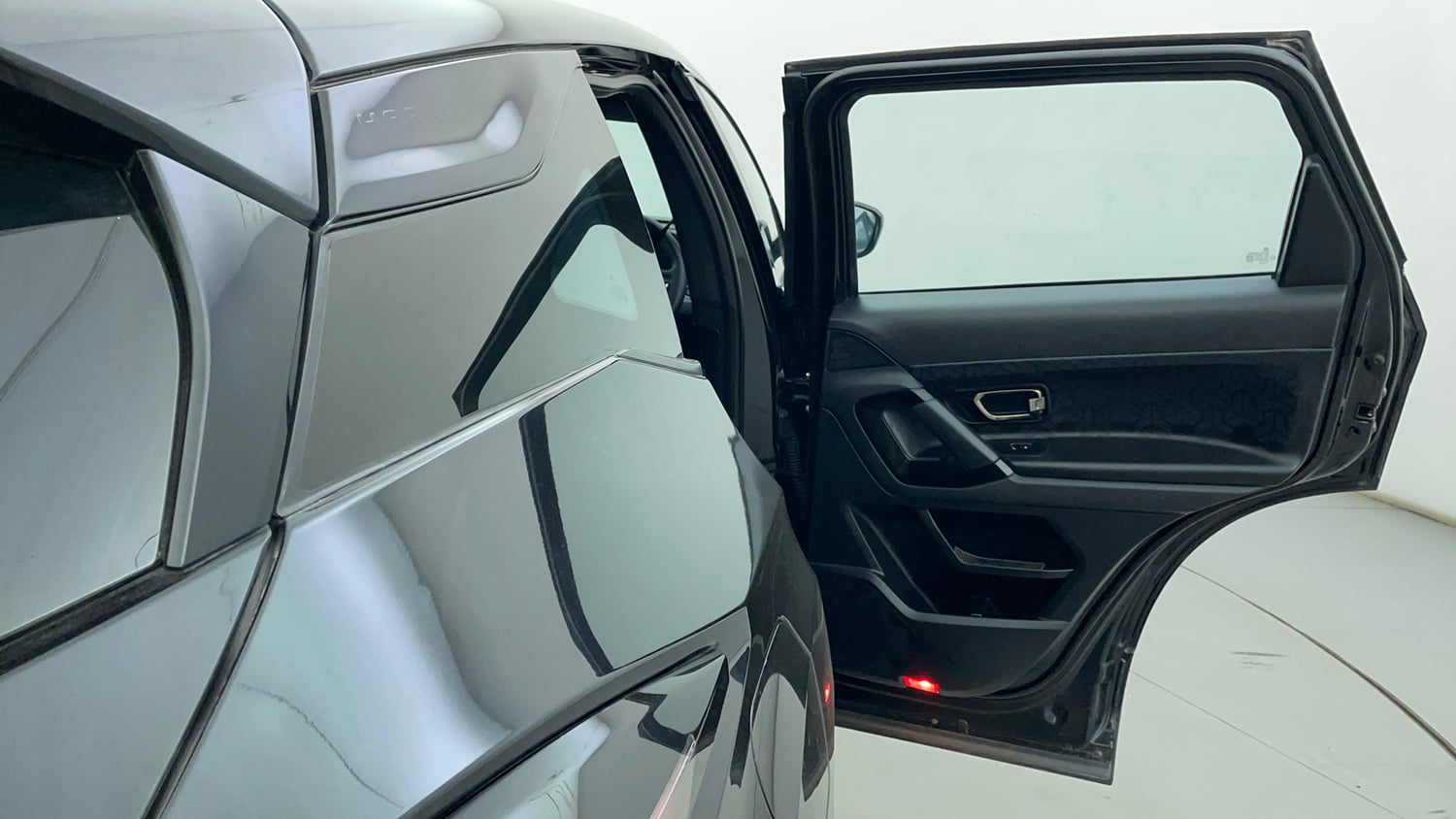 Used 2022 Tata Harrier XZA Plus Dark Edition Diesel Automatic interior RIGHT REAR DOOR OPEN VIEW