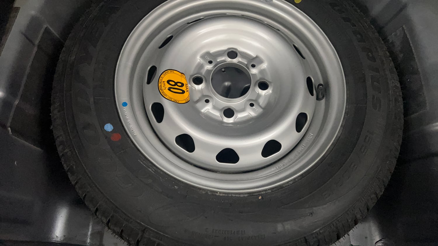 Used 2019 Tata Tiago Revotron XZ Petrol Manual tyres SPARE TYRE VIEW