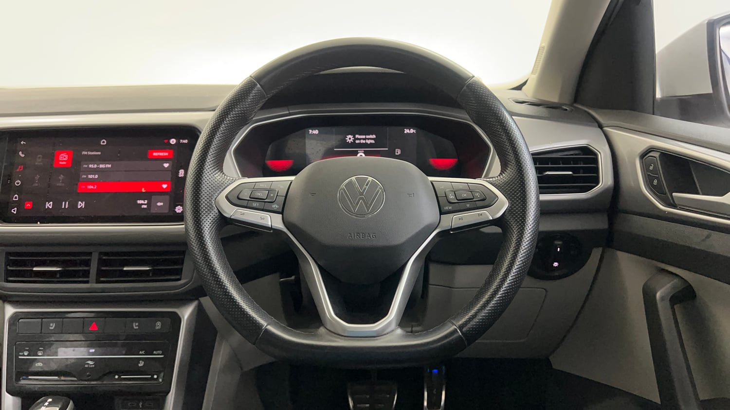 Used 2023 Volkswagen Taigun GT Plus 1.5 TSI DSG Petrol Automatic interior STEERING VIEW