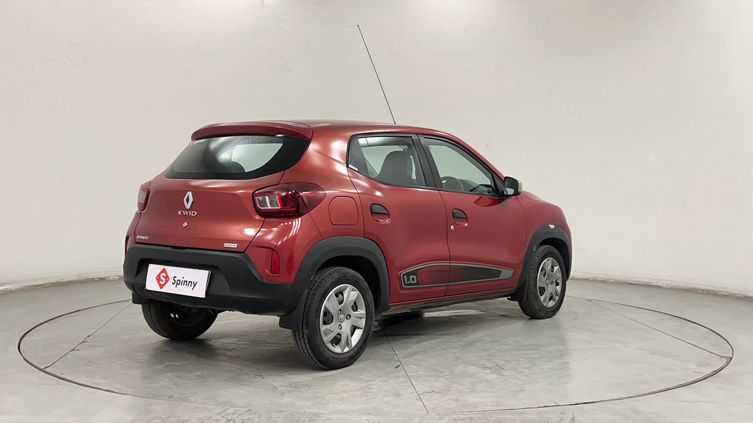 Used 2020 Renault Kwid 1.0 RXT AMT Opt Petrol Automatic exterior RIGHT REAR CORNER VIEW