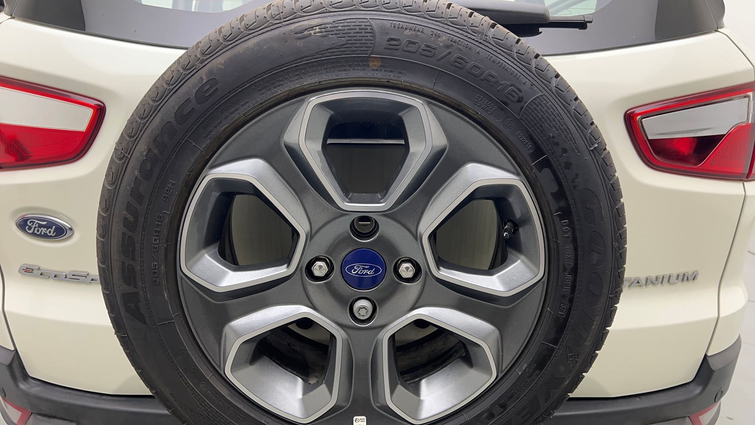 Used 2021 Ford EcoSport Titanium Plus 1.5L Ti-VCT AT Petrol Automatic tyres SPARE TYRE VIEW