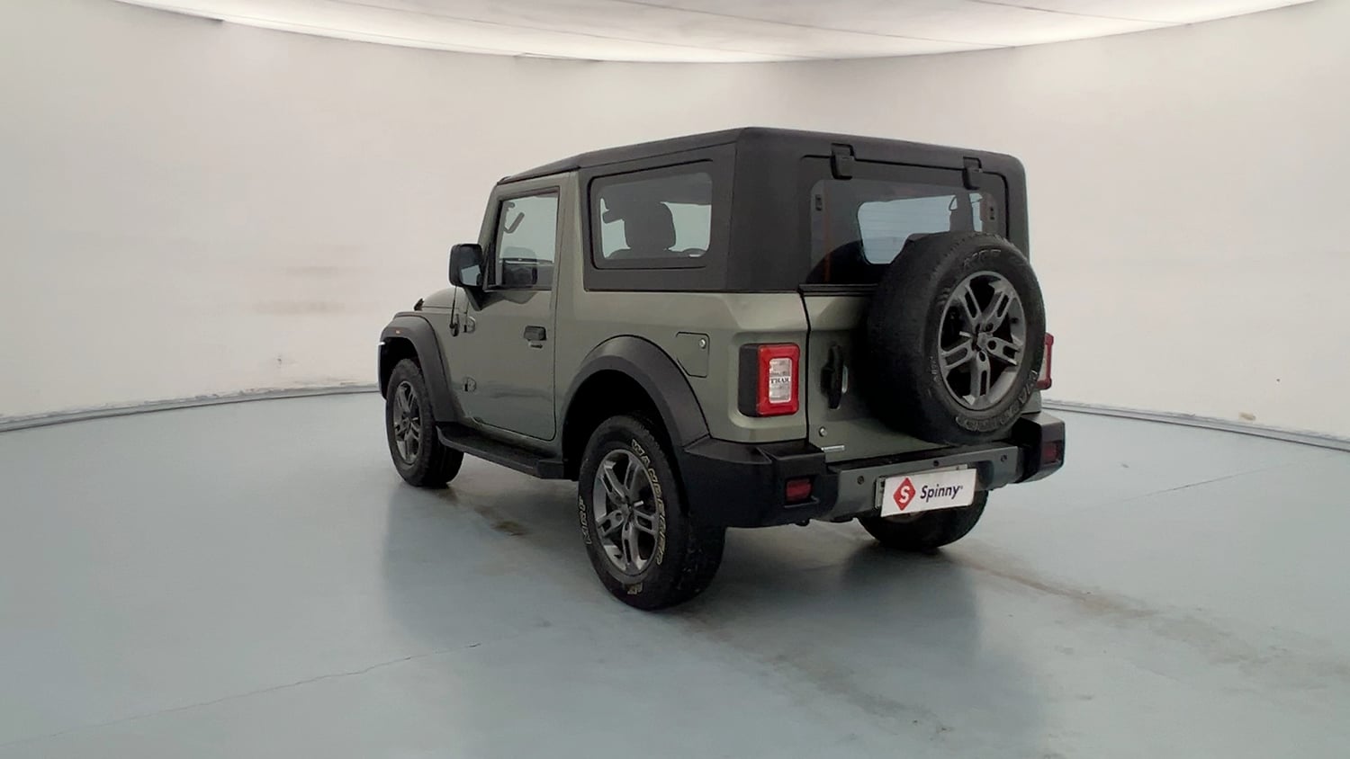 Used 2022 mahindra Thar LX Hard Top Diesel AT 4WD Diesel Automatic exterior LEFT REAR CORNER VIEW