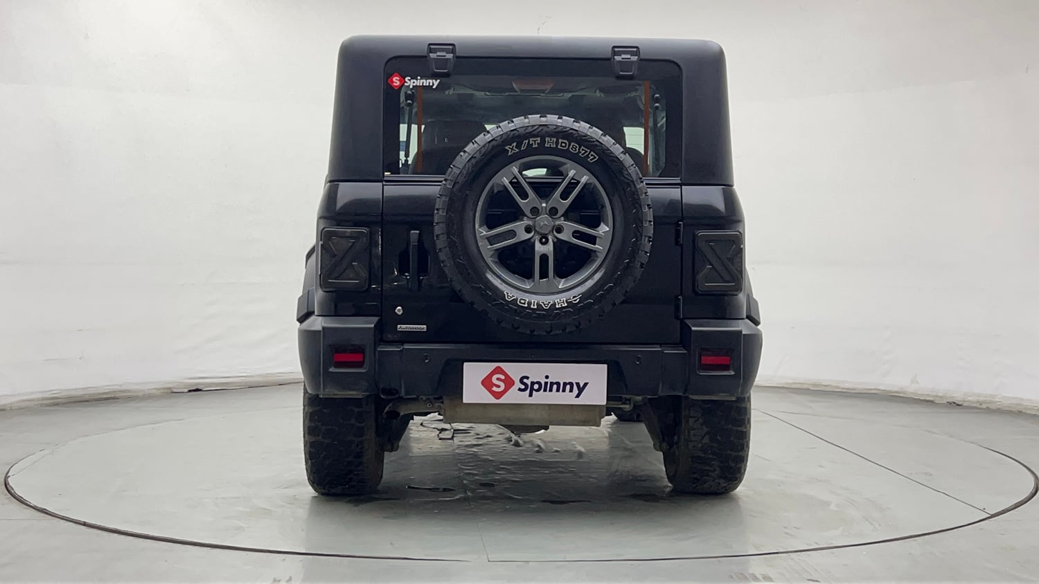 Used 2024 Mahindra Thar LX Hard Top Petrol AT RWD Petrol Automatic exterior BACK VIEW