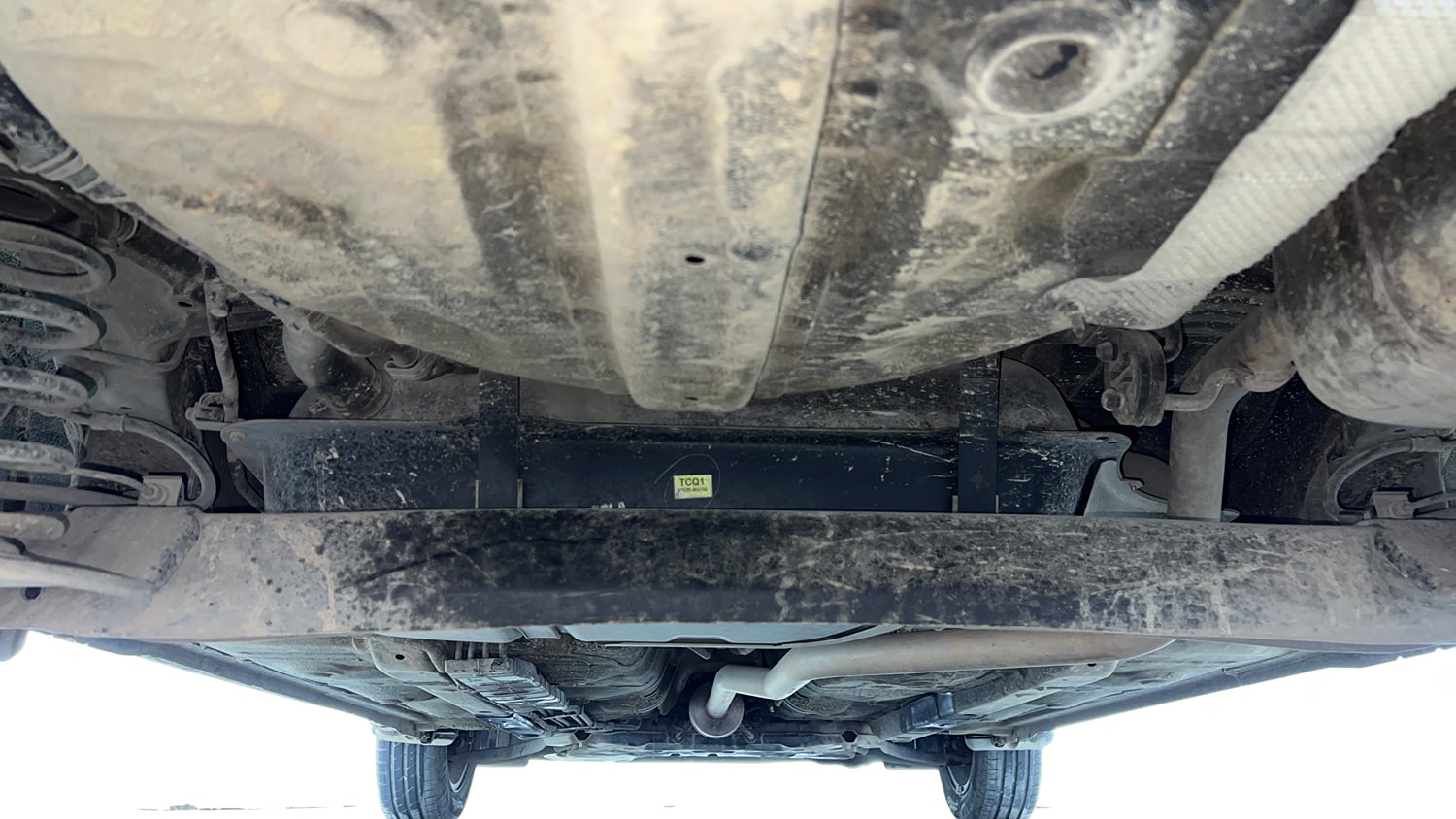 Used 2022 Hyundai Grand i10 Nios Sportz 1.2 Kappa VTVT CNG Cng Manual extra REAR UNDERBODY VIEW (TAKEN FROM REAR)