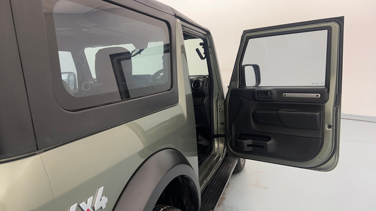 Used 2022 mahindra Thar LX Hard Top Diesel AT 4WD Diesel Automatic interior RIGHT FRONT DOOR OPEN VIEW