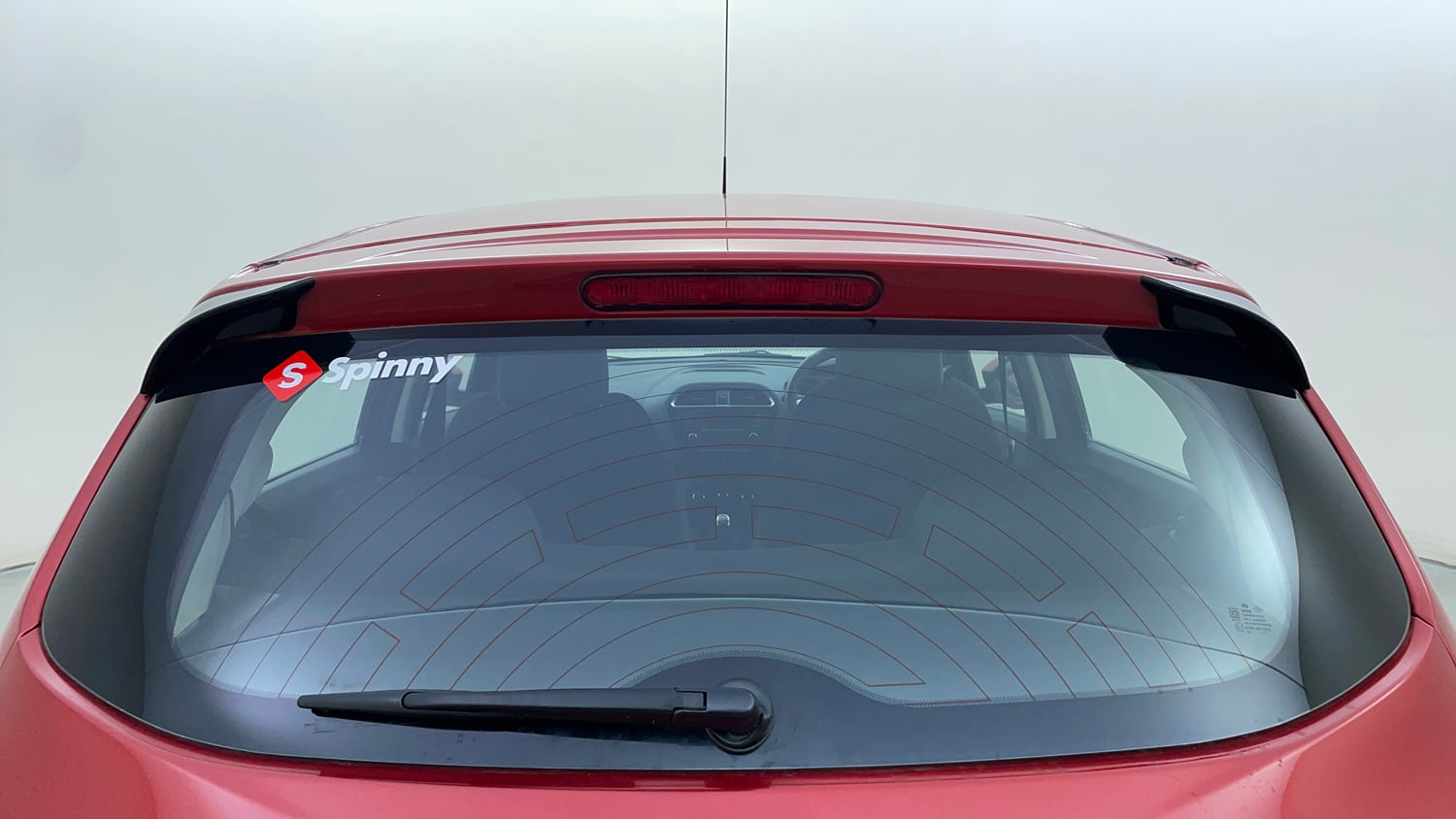 Used 2017 Tata Tiago Revotron XZ Petrol Manual exterior BACK WINDSHIELD VIEW