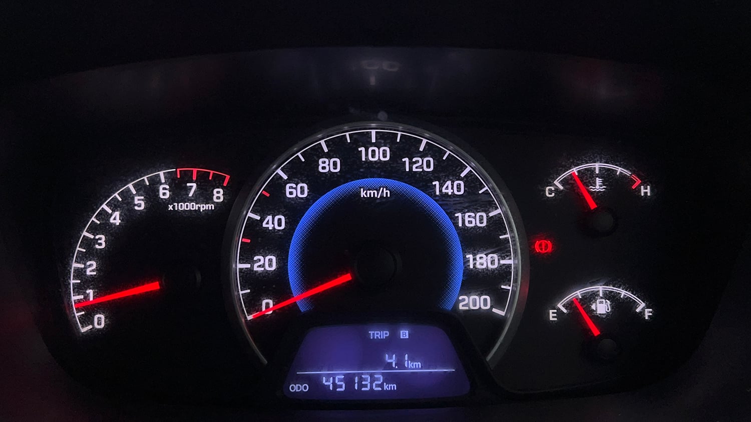 Used 2016 Hyundai Grand i10 Magna 1.2 Kappa VTVT Petrol Manual interior CLUSTERMETER VIEW