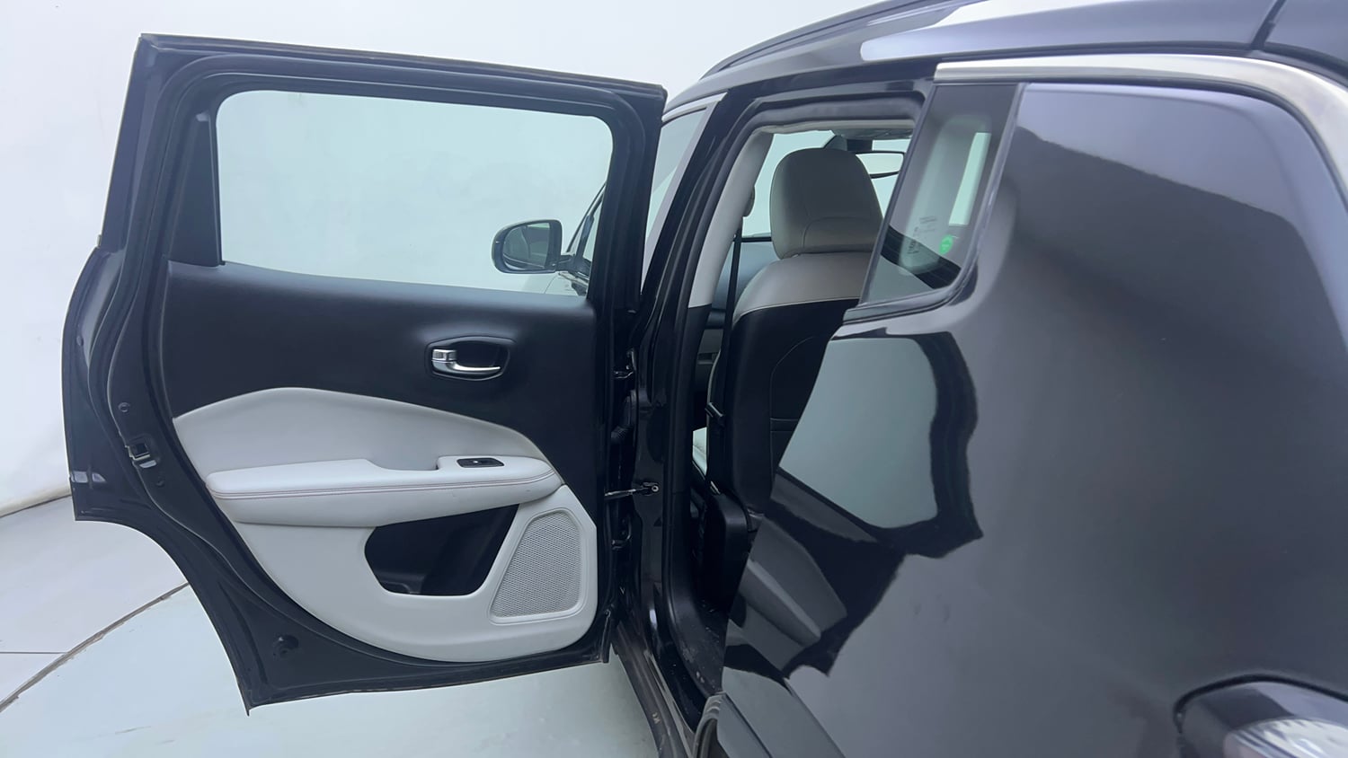 Used 2019 Jeep Compass Limited 1.4 Petrol AT Petrol Automatic interior LEFT REAR DOOR OPEN VIEW