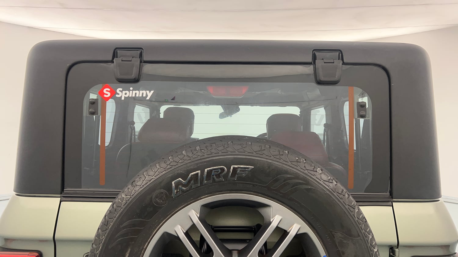 Used 2022 mahindra Thar LX Hard Top Diesel AT 4WD Diesel Automatic exterior BACK WINDSHIELD VIEW