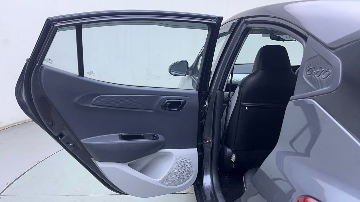 Used 2024 Hyundai Grand i10 Nios Magna 1.2 Kappa Petrol Manual interior LEFT REAR DOOR OPEN VIEW