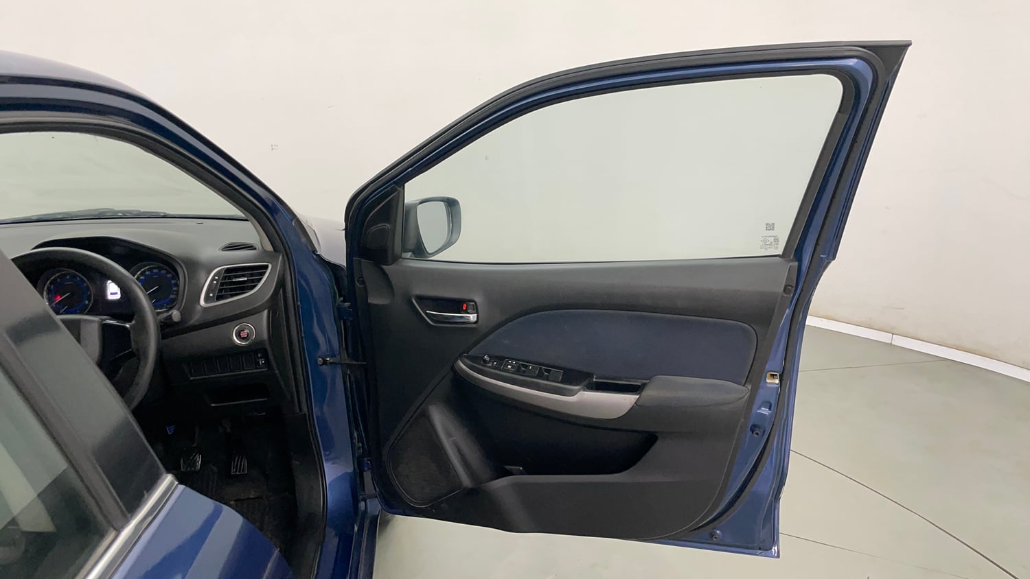 Used 2021 Maruti Suzuki Baleno Zeta Petrol Manual interior RIGHT FRONT DOOR OPEN VIEW
