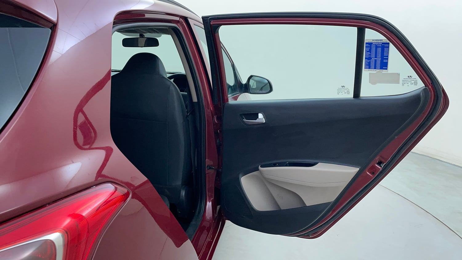 Used 2016 Hyundai Grand i10 Asta AT 1.2 Kappa VTVT Petrol Automatic interior RIGHT REAR DOOR OPEN VIEW