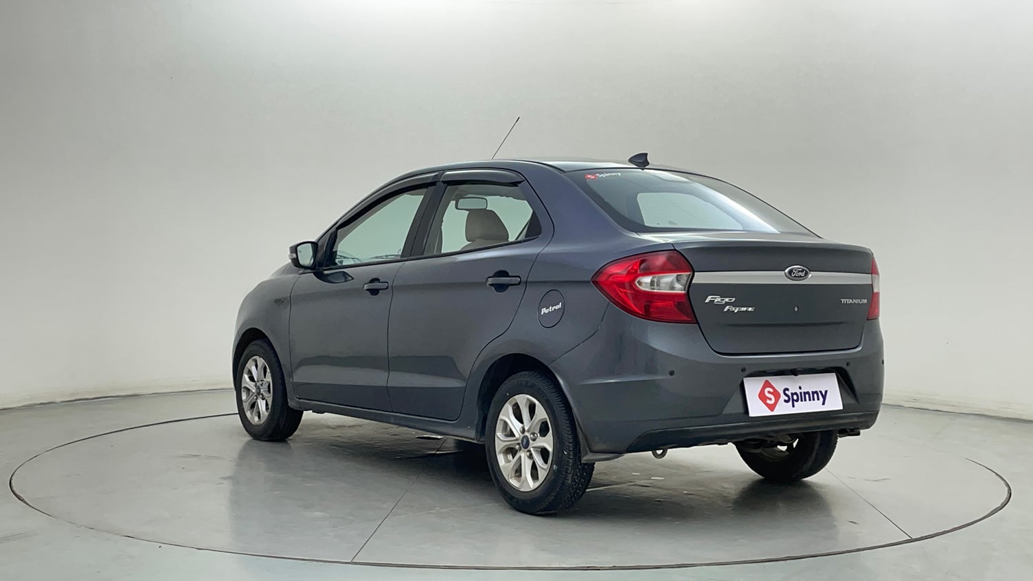 Used 2017 Ford Figo Aspire Titanium 1.2 Ti-VCT Petrol Manual exterior LEFT REAR CORNER VIEW