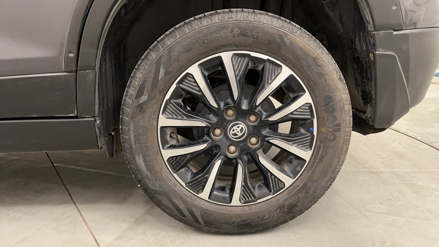 Used 2022 Toyota Urban Cruiser Premium Grade AT Petrol Automatic tyres LEFT REAR TYRE RIM VIEW