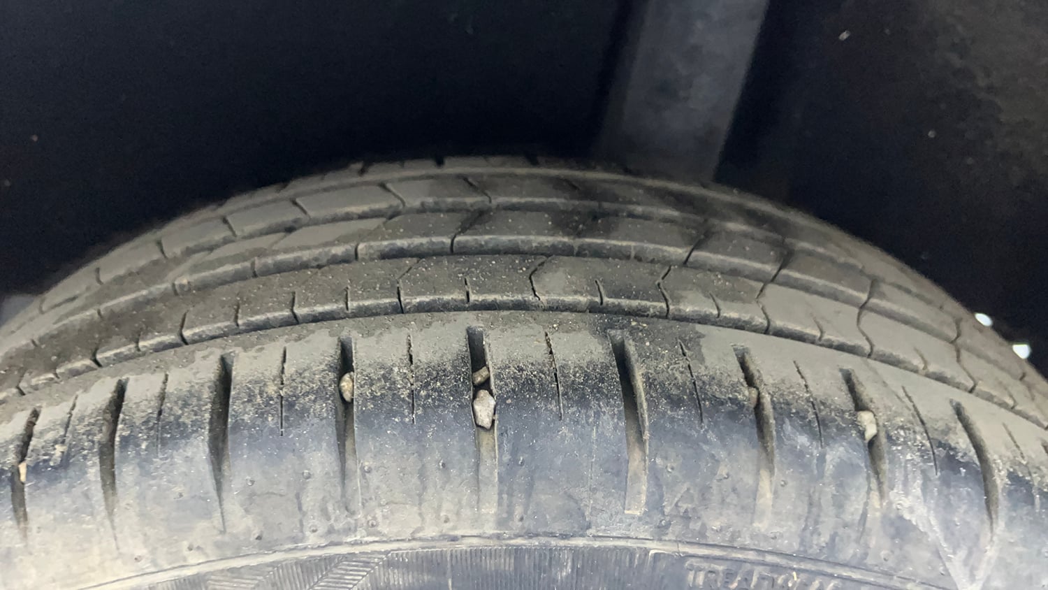 Used 2021 Maruti Suzuki Baleno Zeta Petrol Manual tyres LEFT REAR TYRE TREAD VIEW