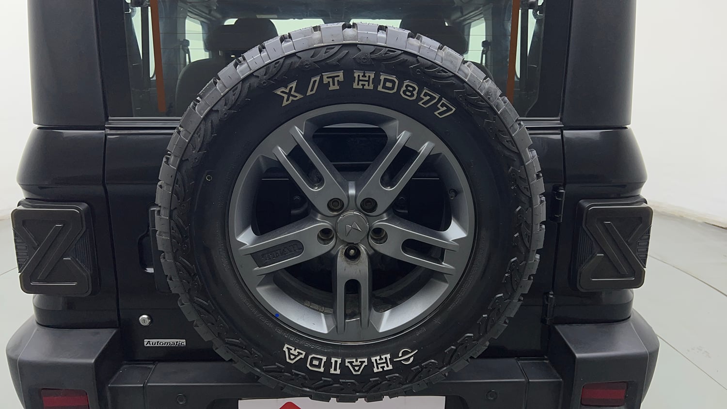 Used 2024 Mahindra Thar LX Hard Top Petrol AT RWD Petrol Automatic tyres SPARE TYRE VIEW