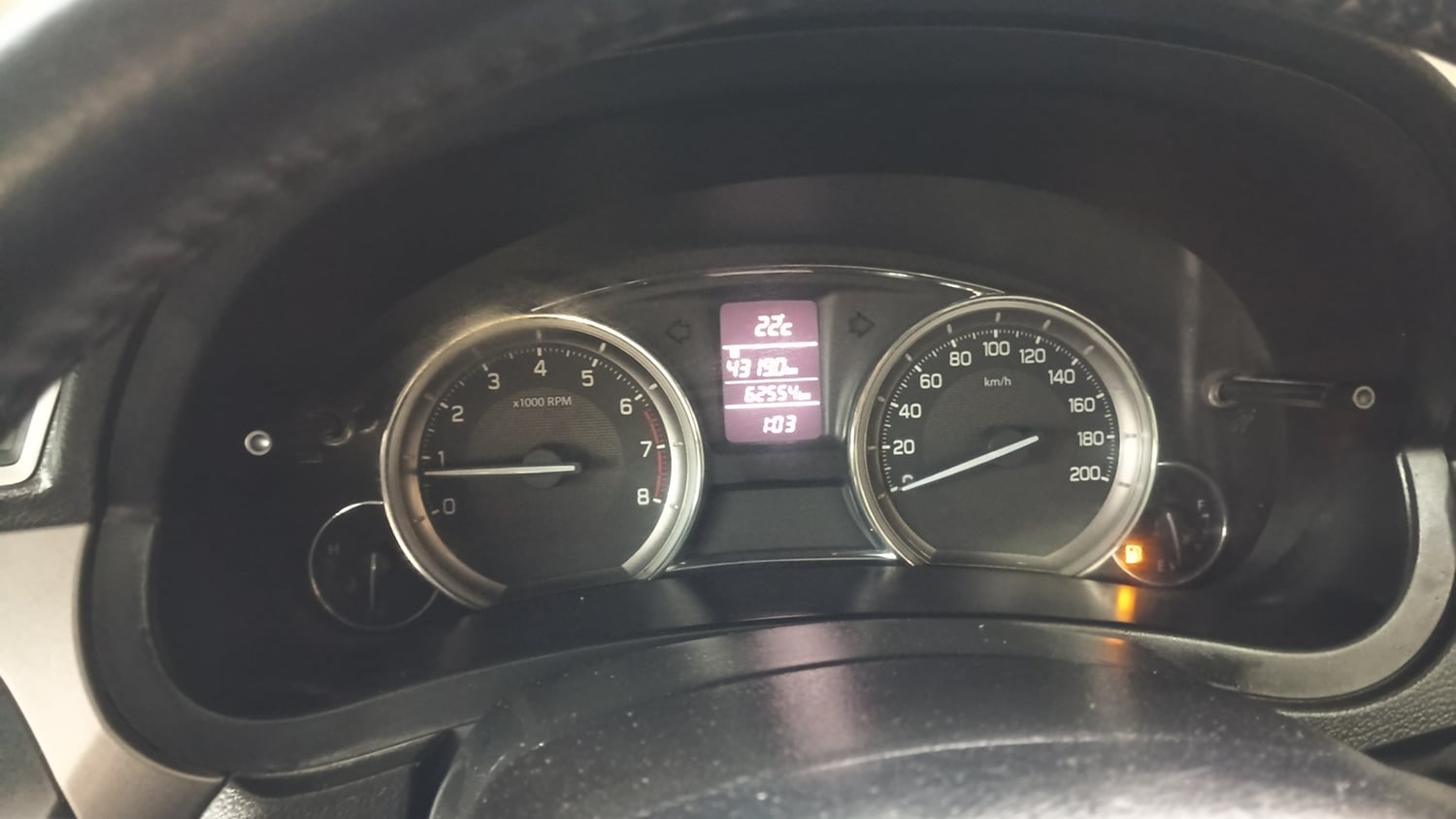 Used 2016 Maruti Suzuki Ciaz ZXi+ RS Petrol Manual interior CLUSTERMETER VIEW