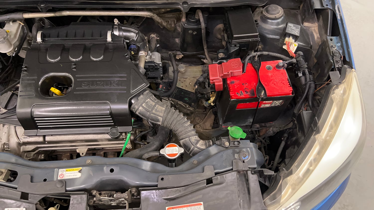 Used 2014 Maruti Suzuki Celerio VXi AMT Petrol Automatic engine ENGINE LEFT SIDE VIEW