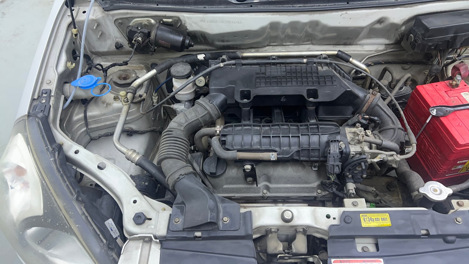 Used 2014 Maruti Suzuki Alto 800 Lxi Petrol Manual engine ENGINE RIGHT SIDE VIEW