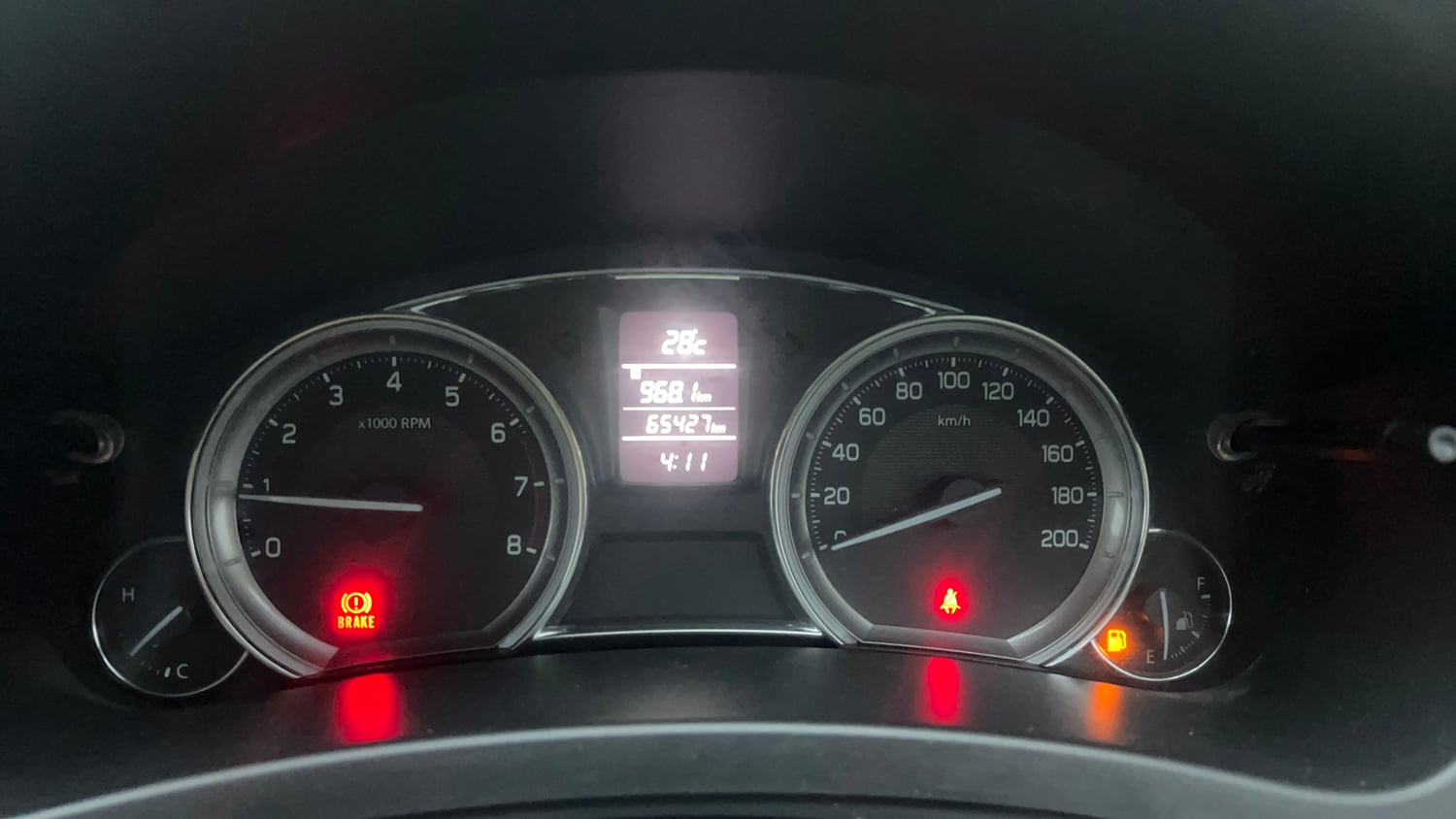 Used 2018 Maruti Suzuki Ciaz Alpha 1.4 MT Petrol Manual interior CLUSTERMETER VIEW