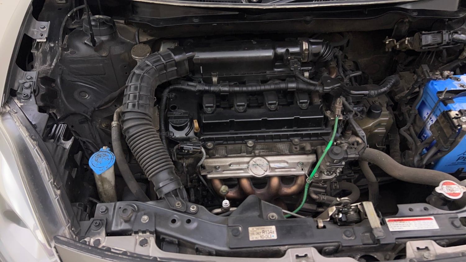 Used 2022 Maruti Suzuki Dzire ZXi Plus AGS Petrol Automatic engine ENGINE RIGHT SIDE VIEW