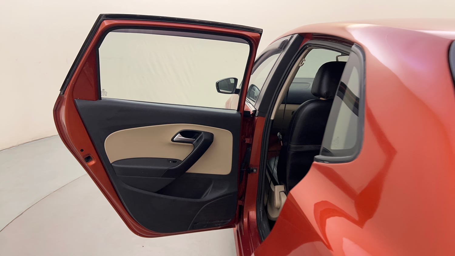 Used 2016 Volkswagen Polo Highline1.2L (P) Petrol Manual interior LEFT REAR DOOR OPEN VIEW